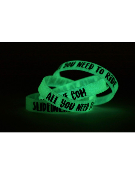 Oferta pulsera slide "glow in the dark"