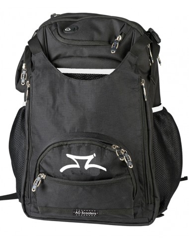 mochila ao transit backpack negro - blanco