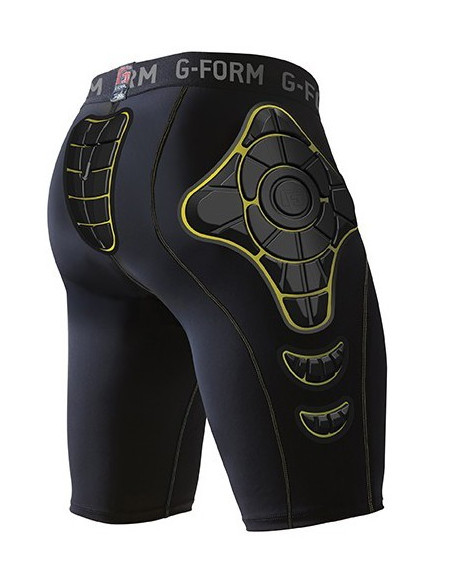 hose g-form pro-x shorts schwarz-gelb