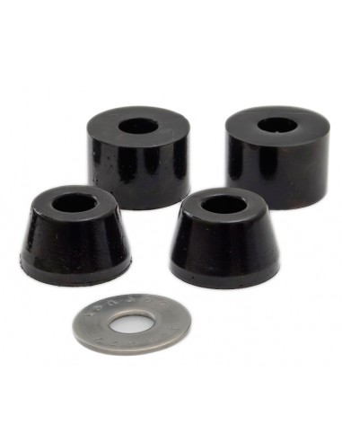 carver c5/cx.4 hard schwarz bushing set [2 x c5/cx.4 92a + 2 x c4/c2 92a & ss flat washer]