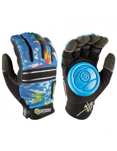 handschuhe sector 9 glove bhnc slide hawaii blau