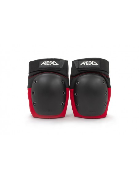 Producto rodilleras rekd pads negro-rojo