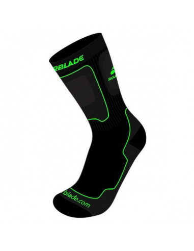 socken rollerblade high  performance schwarz-grün