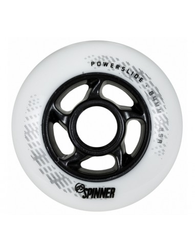 rollen powerslide spinner 84mm 85a weiß | 4er pack