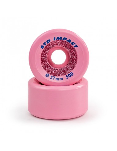 rollen std impact 57mm 50d rosa glitzer | 8er pack