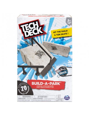 barandilla tech deck built a park 2 | skatepark fingerskate