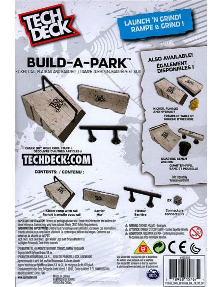 Comprar barandilla tech deck built a park 2 | skatepark fingerskate