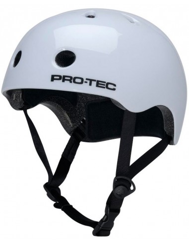 helm pro-tec street lite satin gloss weiß