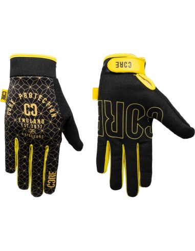 handschuhe core | gold-schwarz