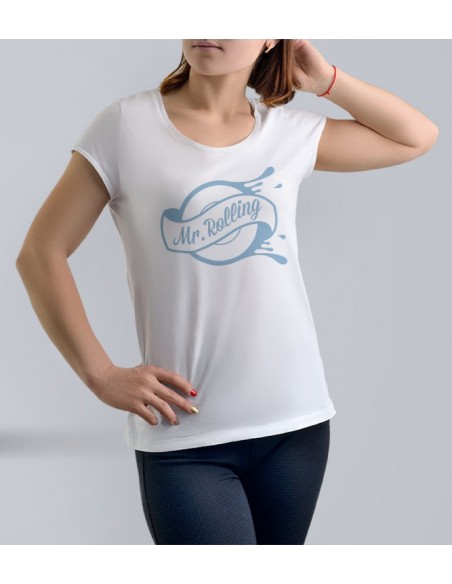 Comprar t-shirt damen mr.rolling weiß