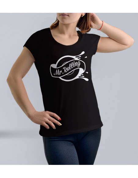 Comprar t-shirt damen mr.rolling schwarz