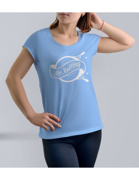 Comprar t-shirt damen mr.rolling blau