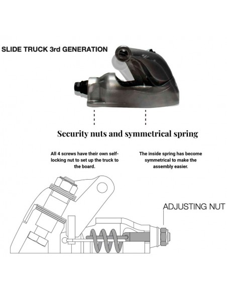 Comprar slide 3.0 truck | achse surf skate