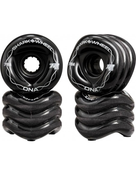 rollen shark dna formula wheels 72mm 78a | schwarz