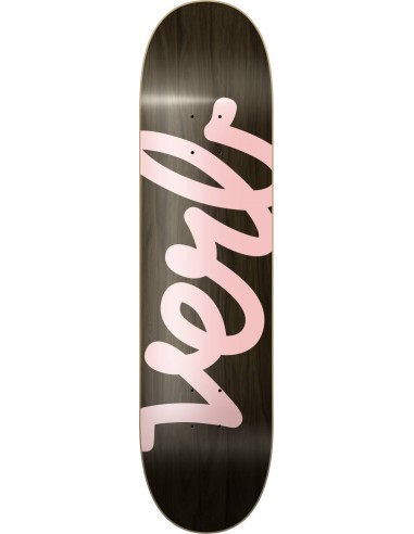 verb deck script logo pink 8.25 |skateboard