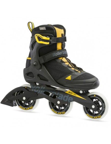 rollerblade macroblade 100 3wd | schwarz-gelb