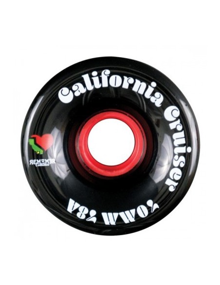 remember wheels california cruiser 70mm 78a | schwarz