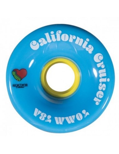 remember wheels california cruiser 70mm 78a | blau