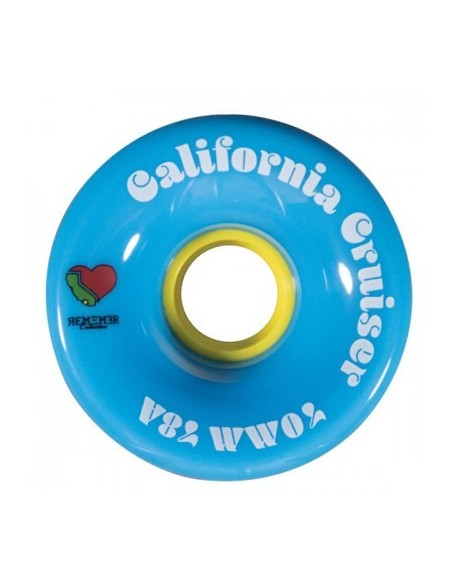 remember wheels california cruiser 70mm 78a | blau