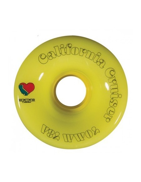 remember wheels california cruiser 70mm 78a | gelb