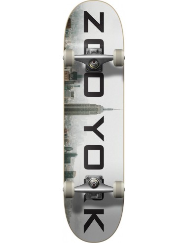 zoo york logo block 7.75 fog | skate komplett"