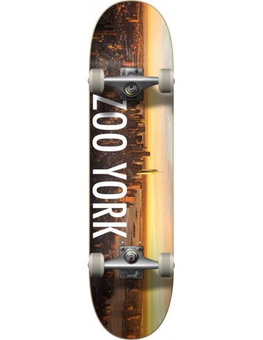 zoo york logo block 7.5 sunrise | skate komplett