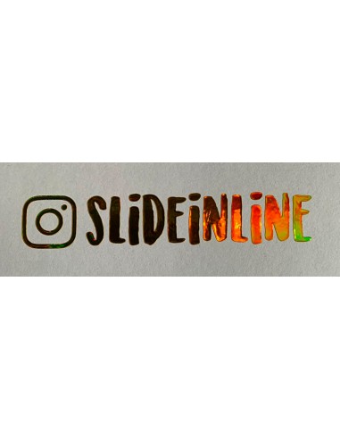 sticker vinilo corte insta-log slide gold