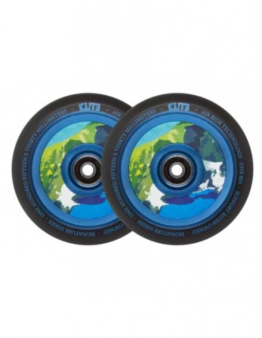 rolle elite air ride aqua 115mm x 30mm schwarz/blau