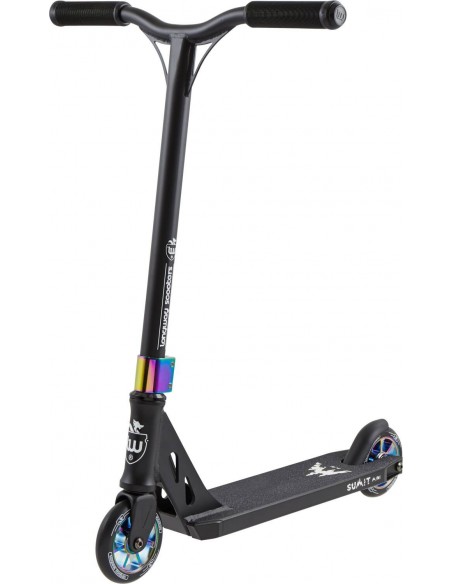 longway summit mini 2k19 schwarz-neo chrom - scooter komplett