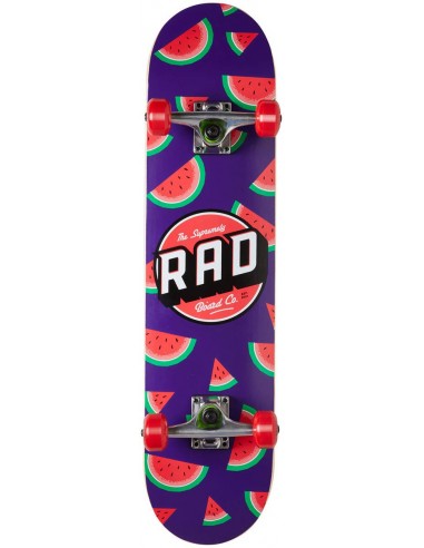 rad dude crew 7.25 watermelon | skateboard komplett