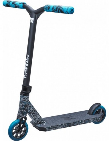 root industries type r mini scooter splatter blau