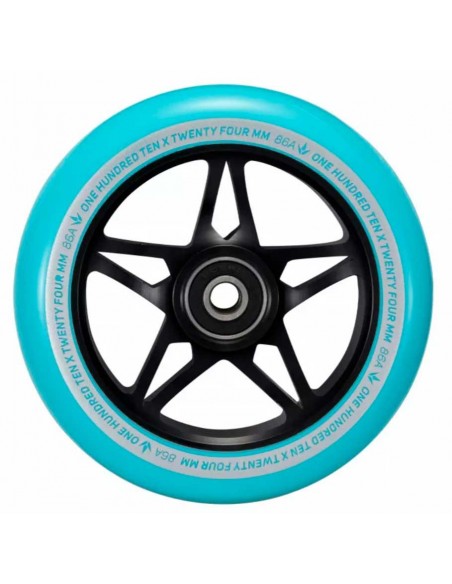 rolle blunt 110mm s3 schwarz-teal