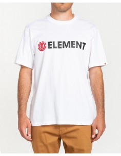 T-SHIRT ELEMENT BLAZIN SS OPTIC WEIß