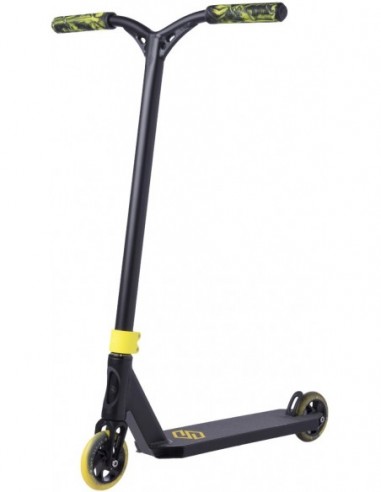 striker lux stunt scooter - schwarz/gelb