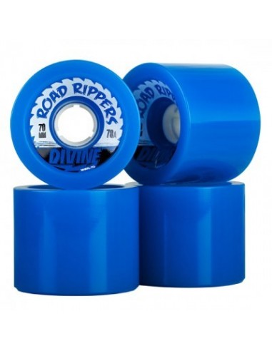 divine wheels road rippers 70mm 78a blau