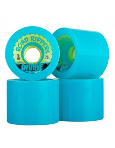 divine wheels road rippers 70mm 78a cyan