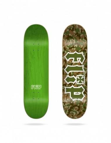 flip team combat grün 8.25 x 32.31" skate deck