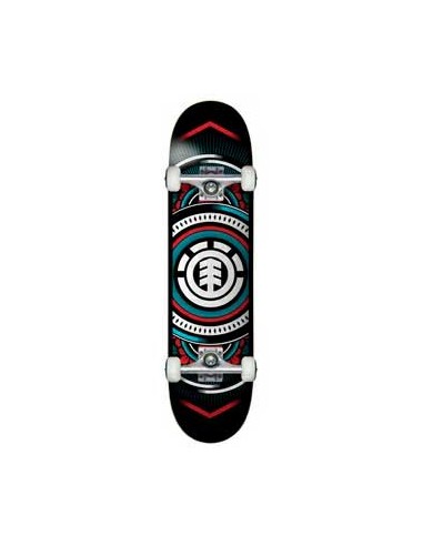 element hatched rot blau 7.75 skate komplett