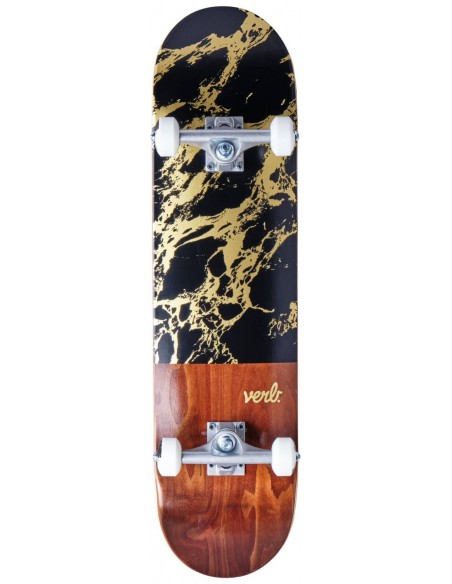 verb marble dip 8 schwarz skateboard komplett