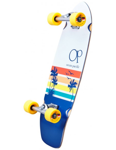 Comprar ocean pacific sunset weiß-navy 29.5 surfskate komplett