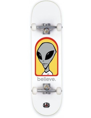 alien workshop believe weiß 8 skate komplett