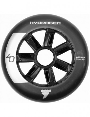 rollen hydrogen 40 110mm 85a schwarz - 6pack