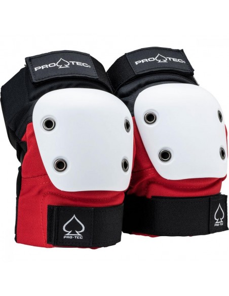 Venta pro-tec  street knee-elbow pad set rot-weiß-schwarz