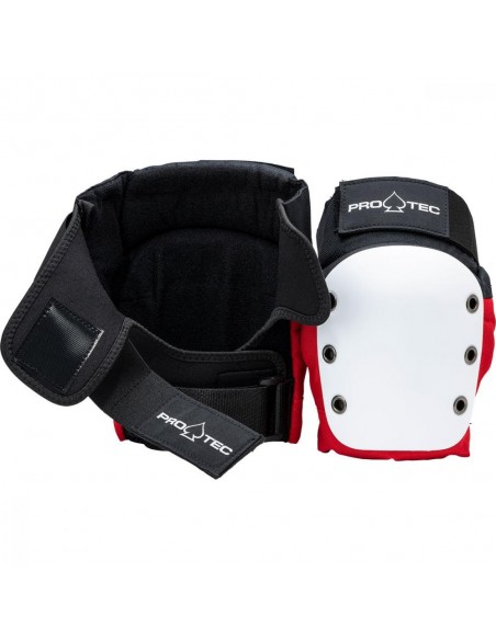 Comprar pro-tec  street knee-elbow pad set rot-weiß-schwarz