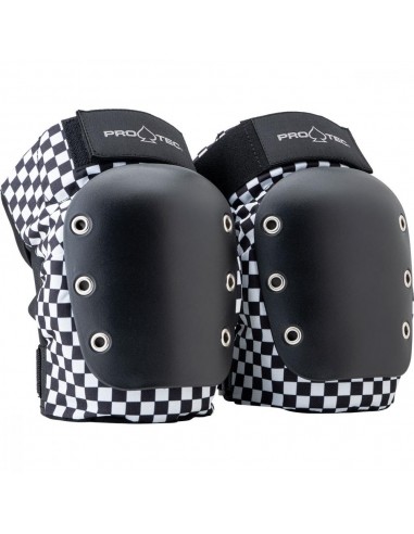 pro-tec knee-elbow pad set open checker