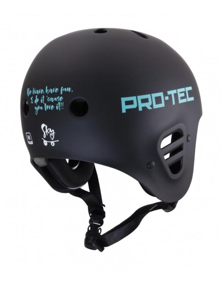 Comprar pro-tec helm sky brown full cut schwarz