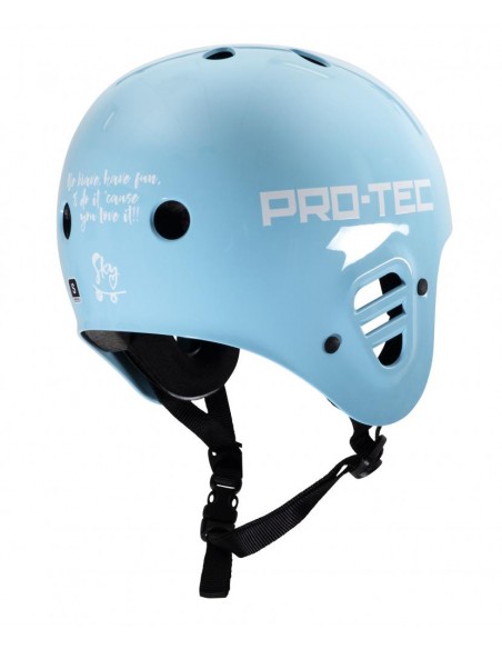 Comprar pro-tec helm sky brown full cut blau