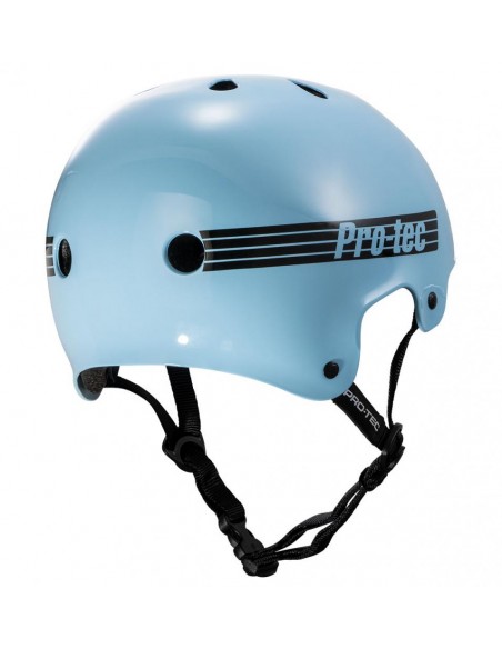 Oferta pro-tec helm old school cert gloss baby blau