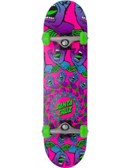 santa cruz mandala hand mini 7.75 x 30 skateboard komplett