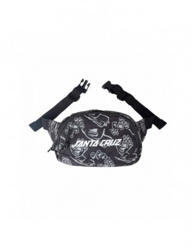 bauchtasche santa cruz waistpack data black hand all over